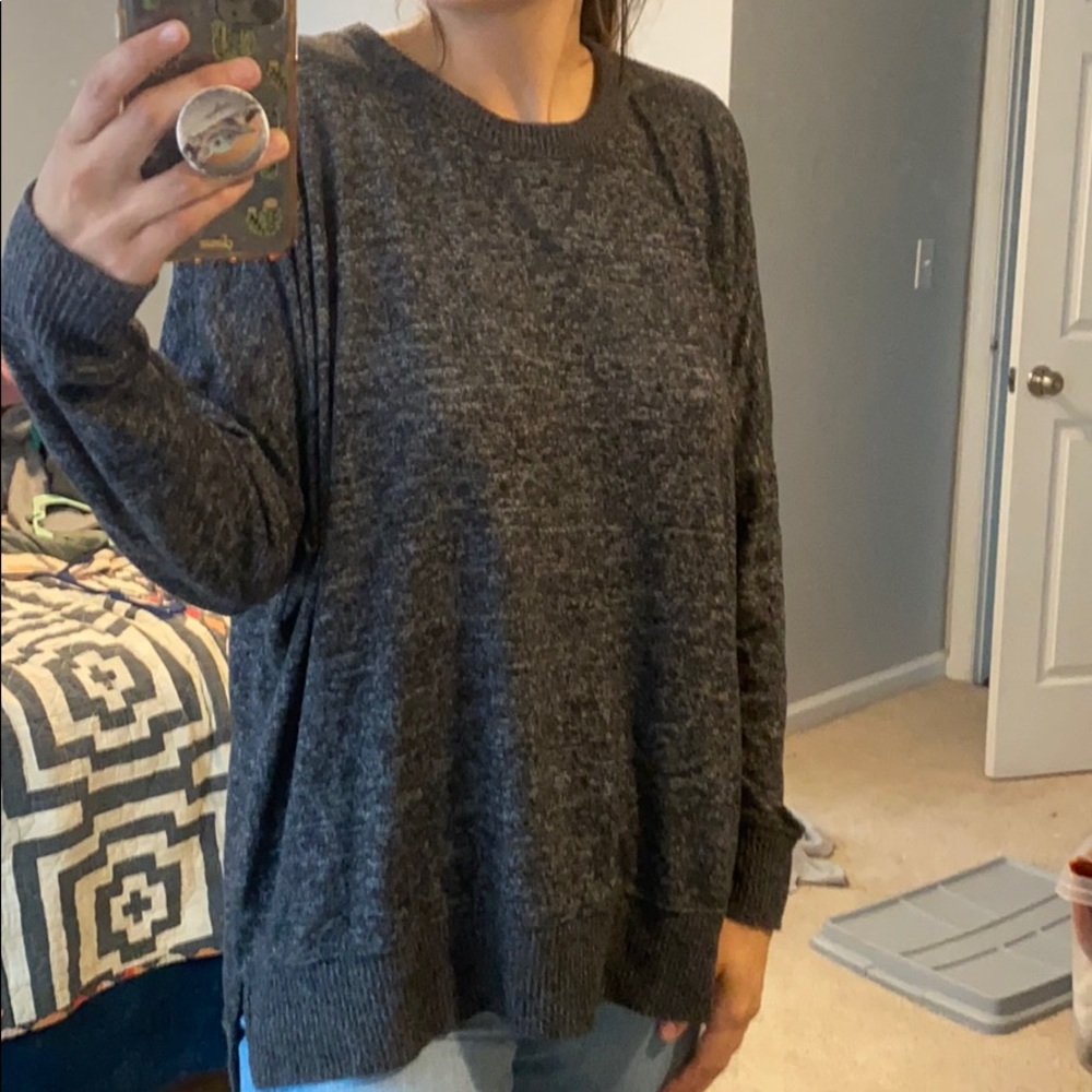 aerie real soft oversized lightweight pullover